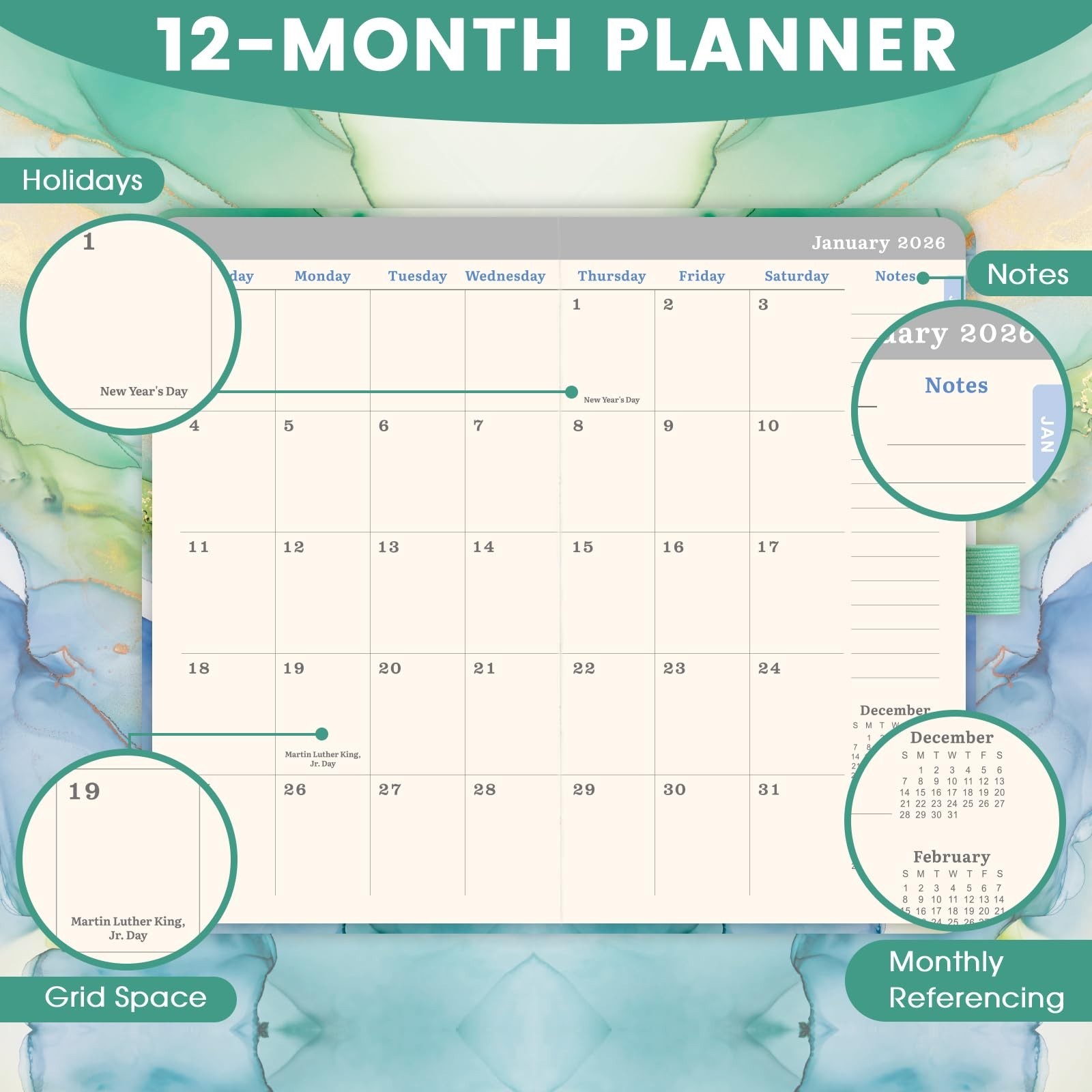 2026 Pocket Planner – 2026 Pocket Calendar, 2026 Planner Weekly and Monthly f…
