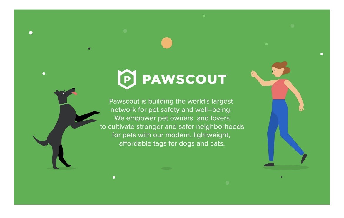 PawscoutQR The Smart Pet Tag Finder for Dogs & Cats Connects To Your Phone