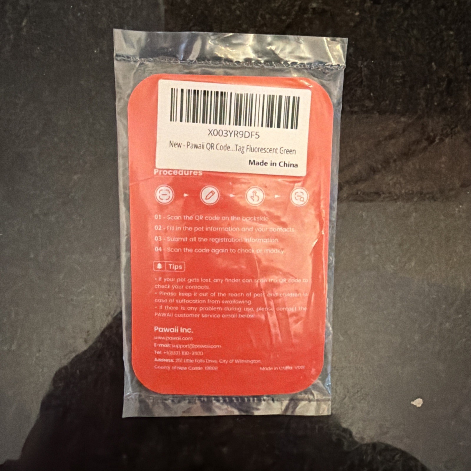 Brand New and Sealed PAWAII DIGITAL ID TAG