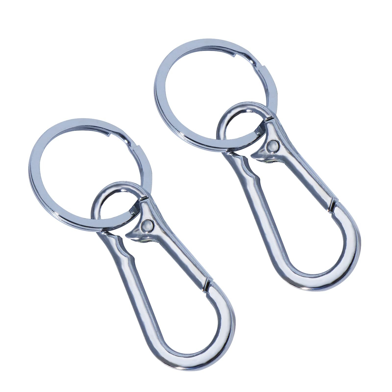 2 Pack Pet Tag Clips Stainless Steel Quick Clips Dog Cat Collar Harness Holder