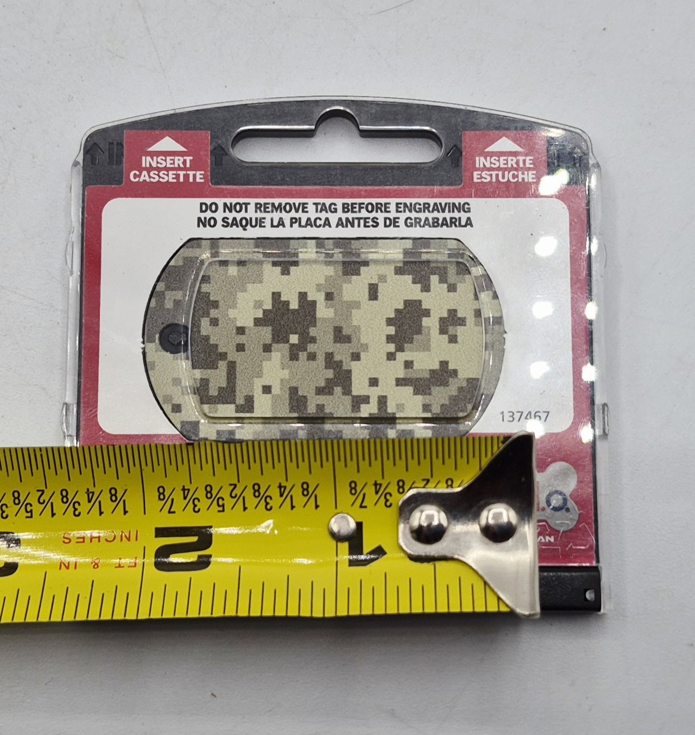 Fido Engrave Pet ID Tag Camo Dog Tag