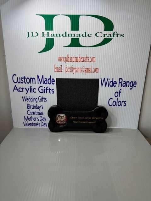Personalized Acrylic Memorial Dog Bone – A Cherished Tribute to Your Beloved Pet