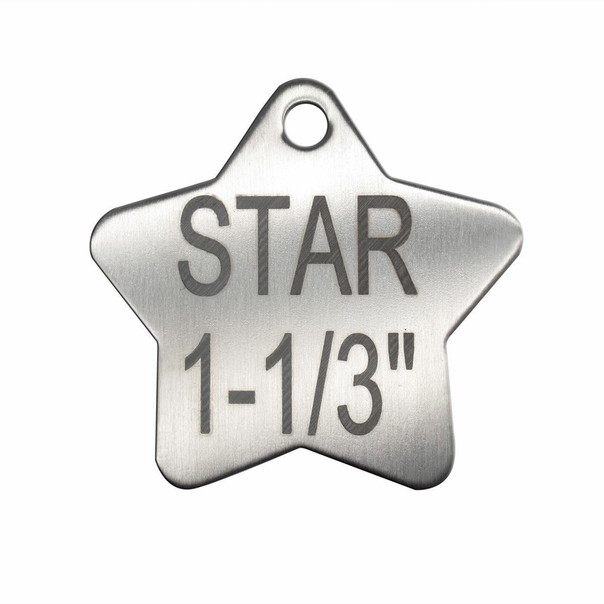 MADE IN USA Pet ID Tag Personalized Dog Tag Laser Etched Stainless Steel w/Clasp