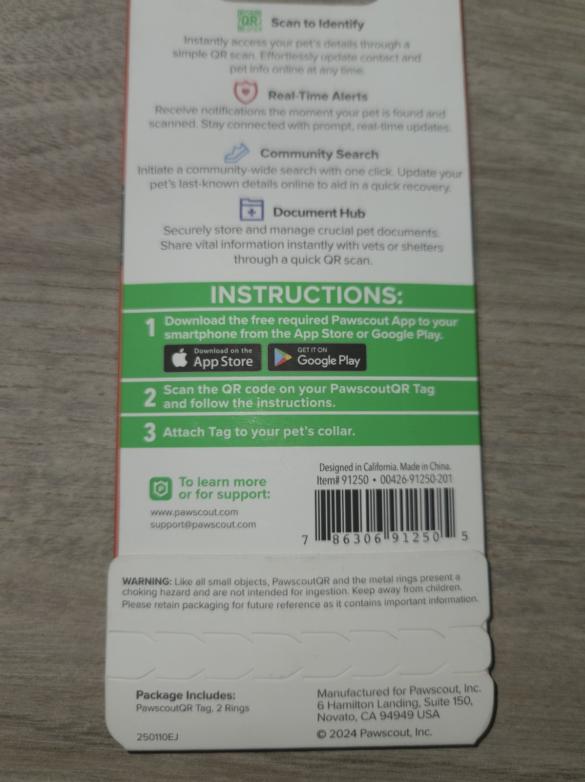 Pawscout The Smart Pet Tag Ultimate Pet Protector Smartphone Pet Safety App QR
