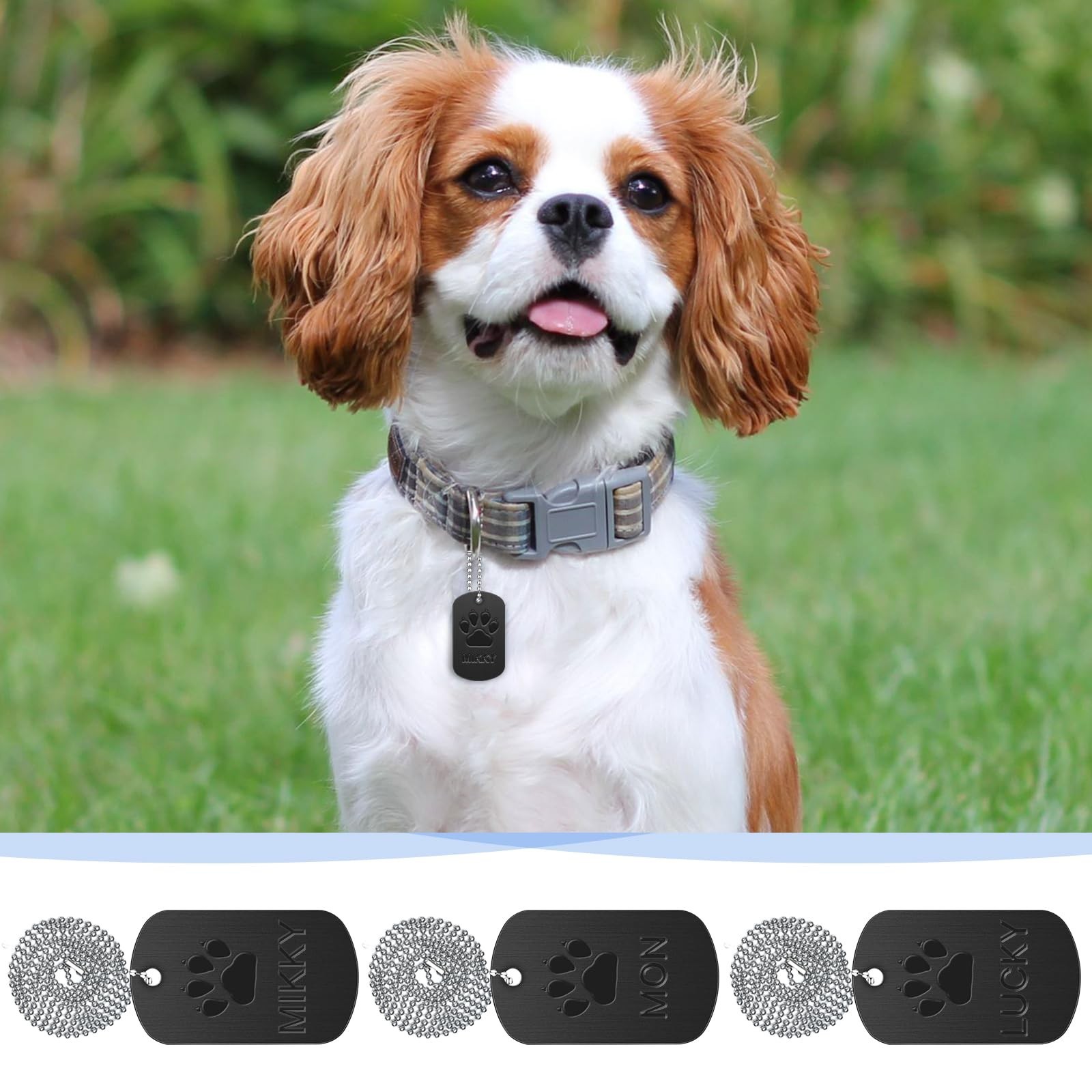 200Pcs Military Dog Tags Set – Blank Metal Stamping Tags + Steel Chains for DIY