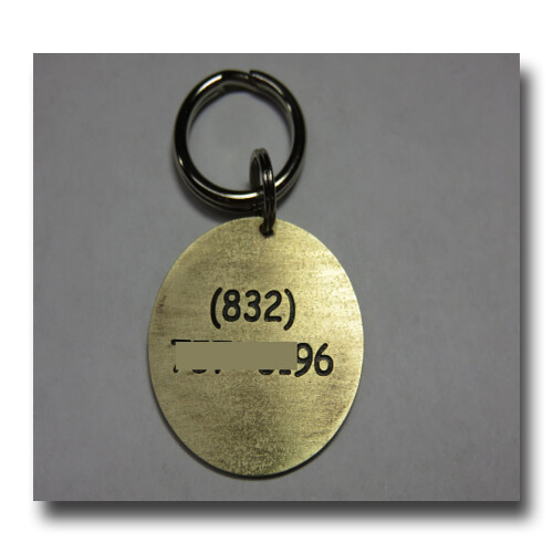 Marijuana Cannabis Pet ID Dog Name Tag Free Engraving Brass Copper Nickel Silver