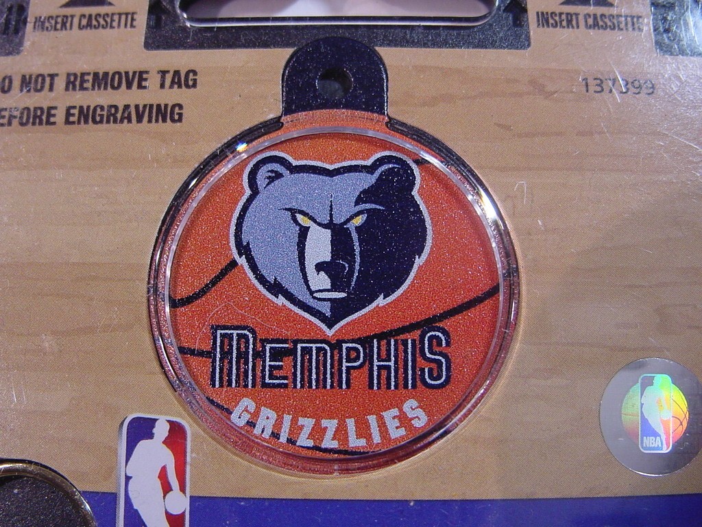 NEW – FIDO ENGRAVABLE PET I.D. TAG – MEMPHIS GRIZZLIES