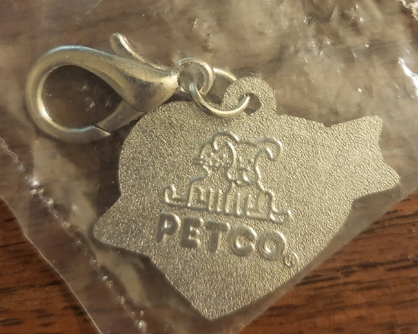 PetCo Dog or Cat Collar Charm New in Bag Red Heart with Rhinestones Arrow