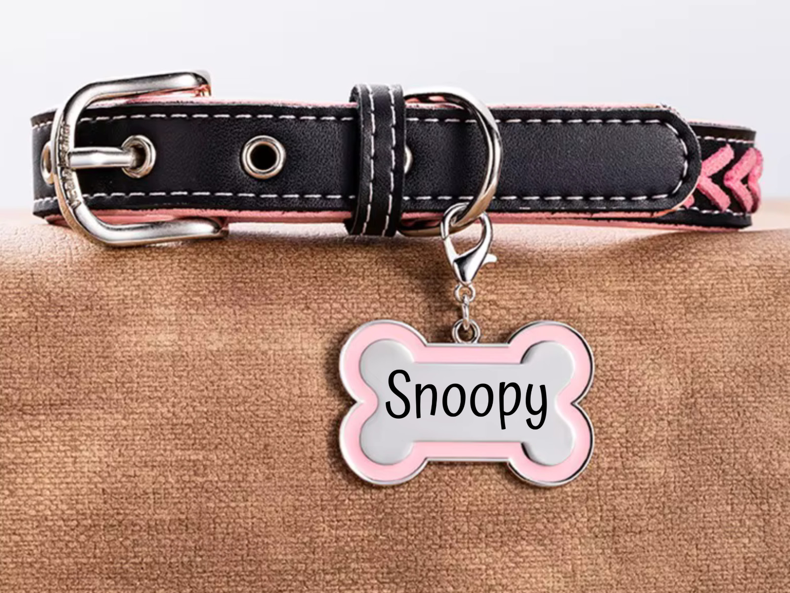 Dog Tag Dog Collar Tag Personalized Dog Tag Custom Dog Name Tag Bone Dog ID Tag