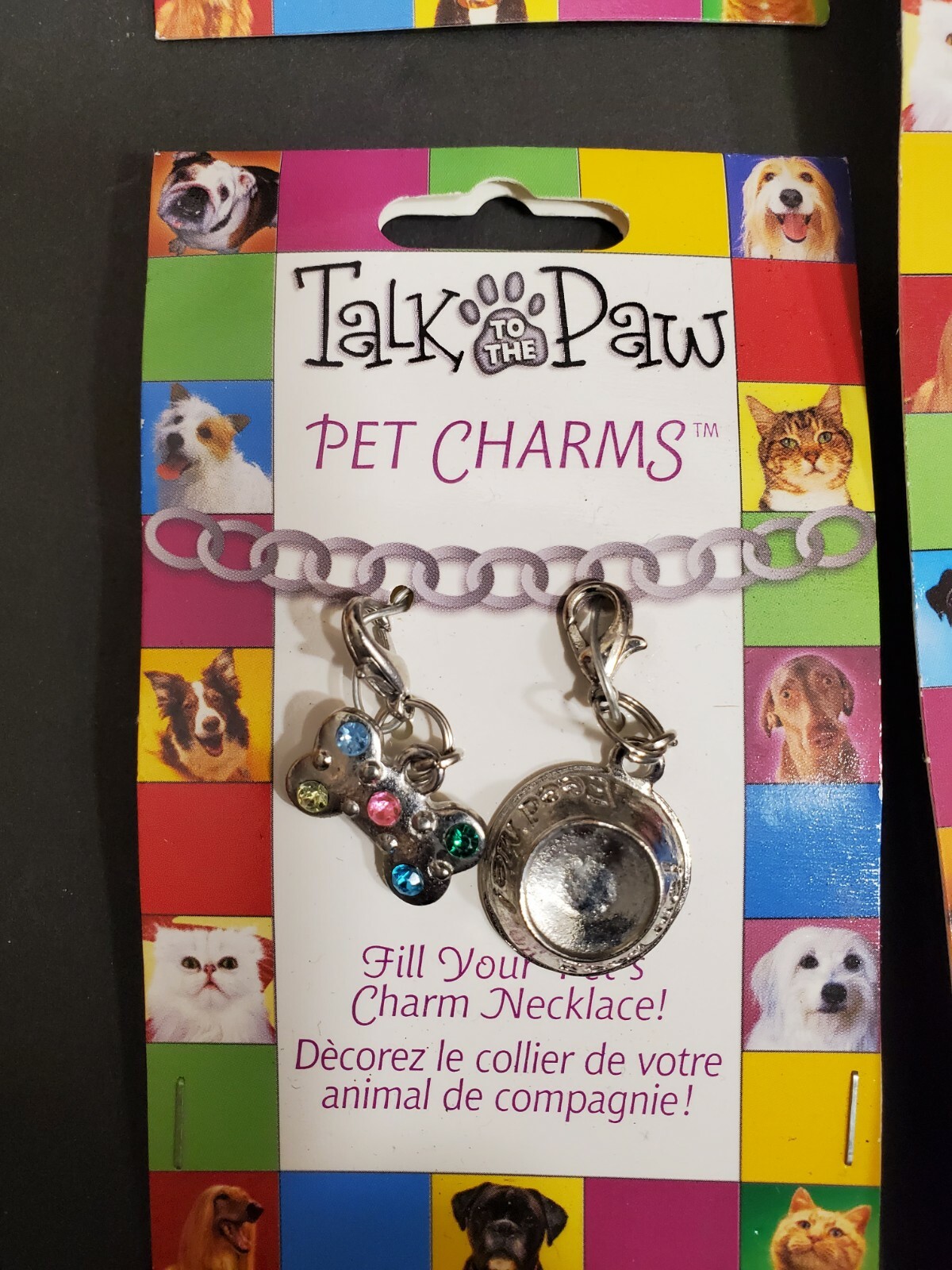 Talk to the Paw Dog 3 Charm Necklaces & 6 Pet Charms 10 – 18 inches