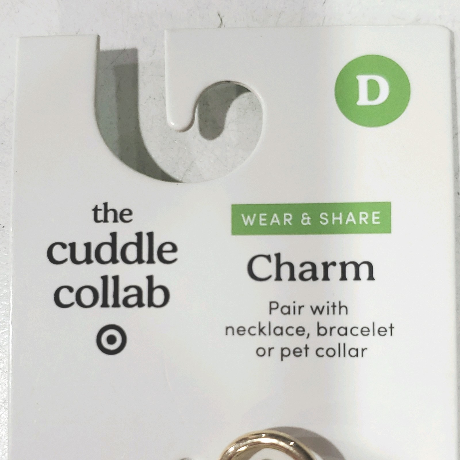 the cuddle collab Wear & Share D Charm White Collar Dog Pet MPN 251 10 3811 New