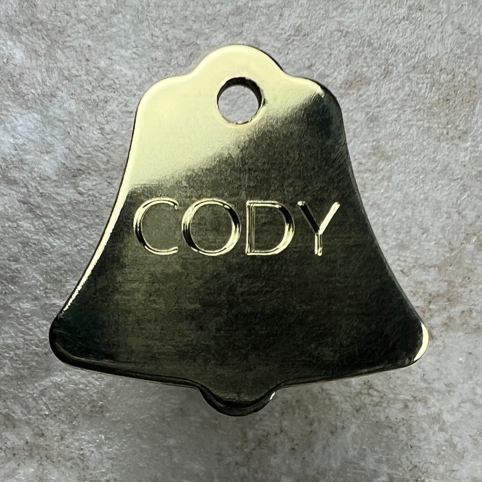 Custom Engraved Dog Tags Personalized Dog Collar Pet Tags Engraved ID BRASS BELL