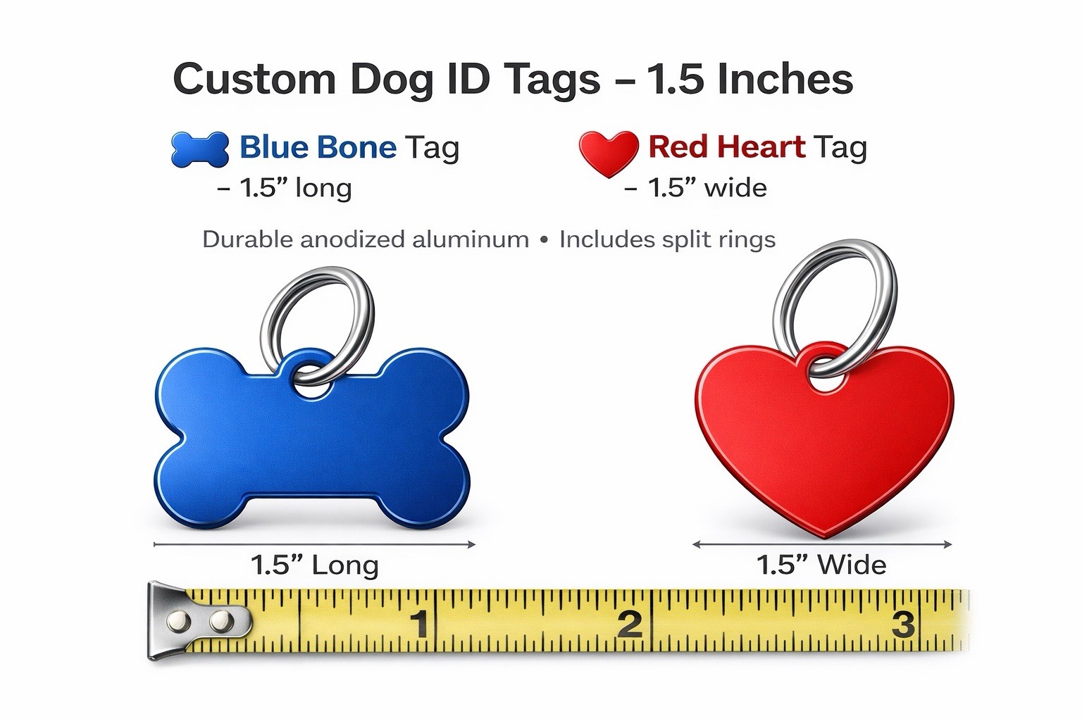 $2.33ea When U Buy 2 U Get 3 ENGRAVED TAG DOG CAT FREE!!! Back side Included
