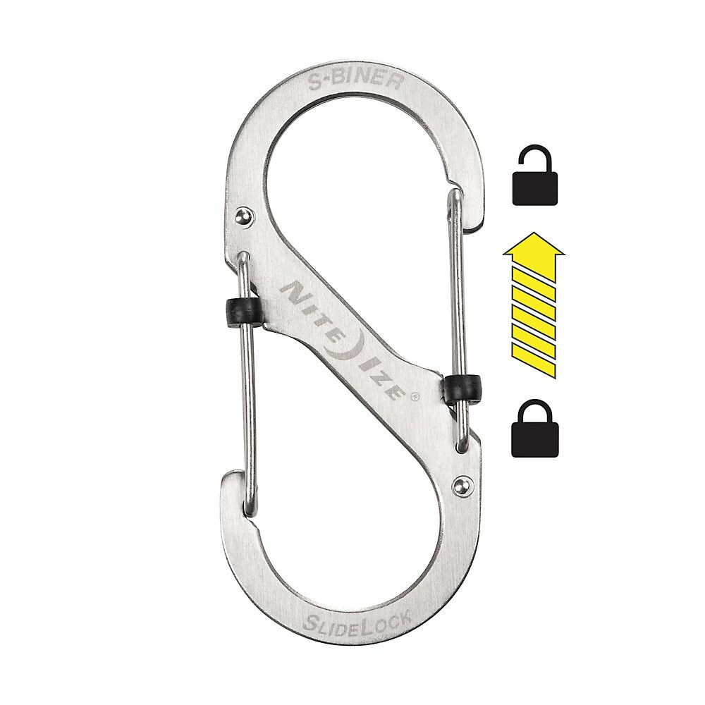 NEW Nite Ize SlideLock Pet S-Biner Animal Dog Strong 3.5″ Secure Your Pet