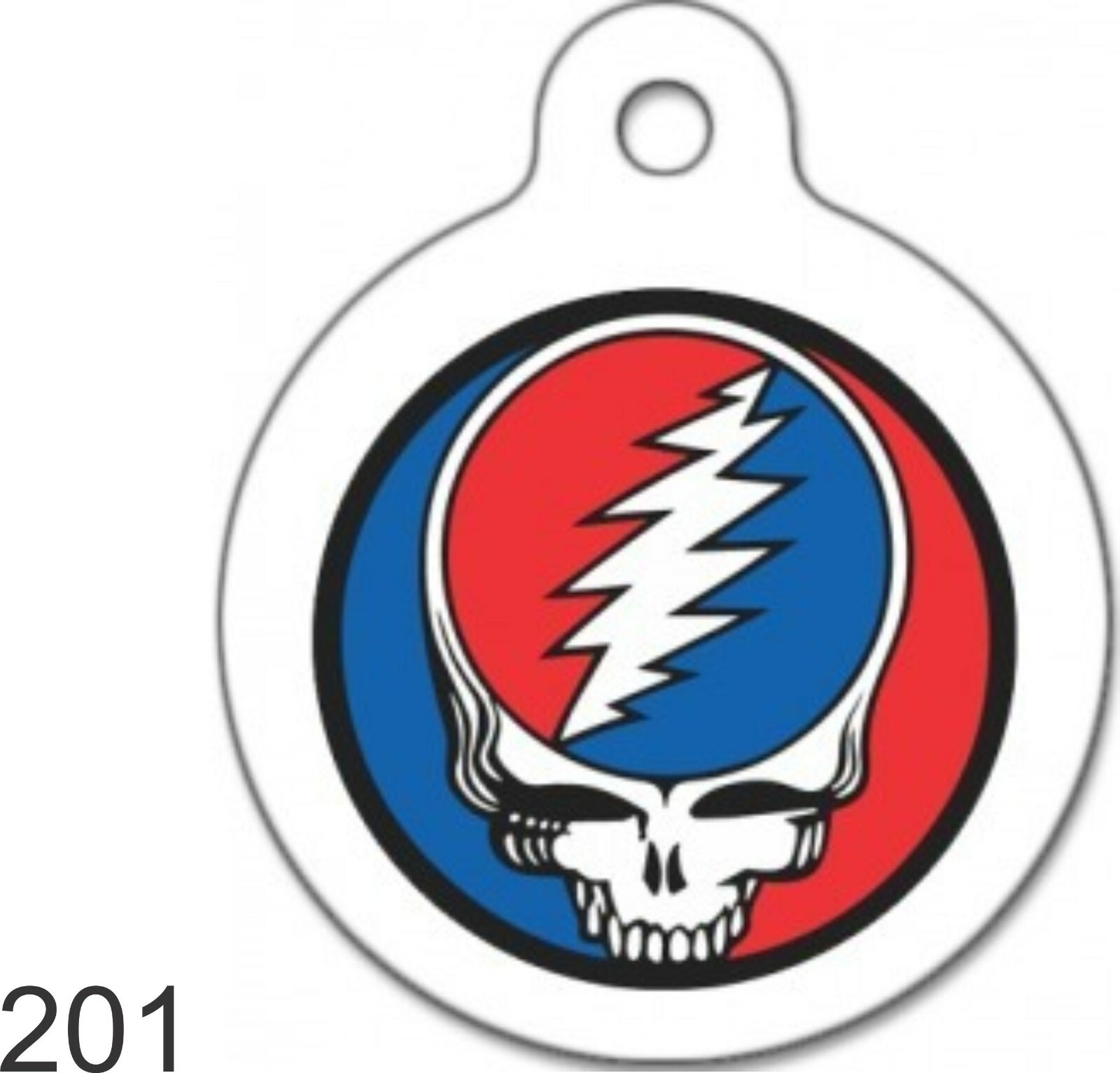 Pet Tags Dog Tags Super Dog Pet ID tag for Dog and Cat Collars GRATEFUL DEAD TAG