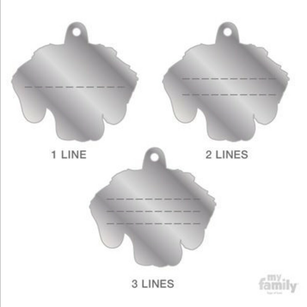 Flat Coated Retreiver Dog ID Tag (103) – Engraved FREE – Personalised-Charm