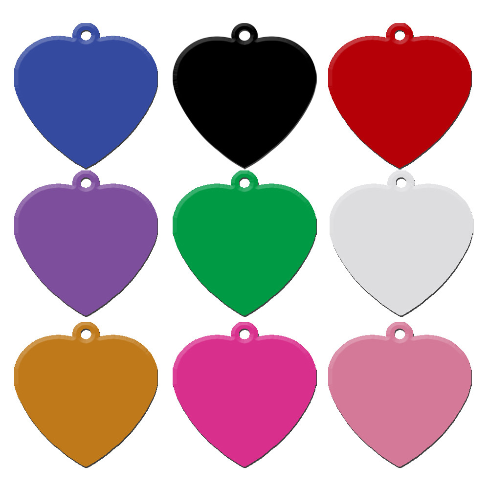 20pcs Wholesale Custom Aluminum Dog ID Tags Bulk Blank Cat Dog Name Collar Discs