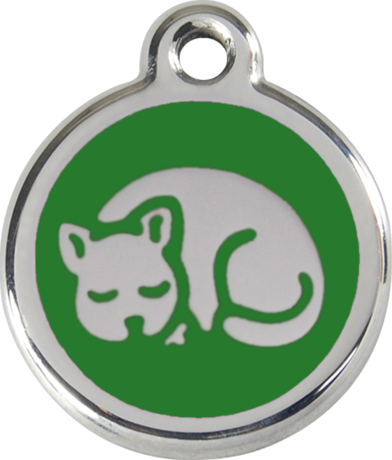 Stainless Steel Red Dingo Small Cat ID Tag Red Purple Blue Green Pink Yellow