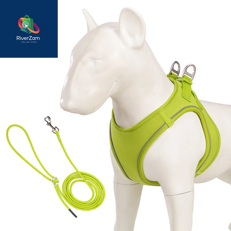 Reflective Harness and Leash Set for Dogs and Cats – Adjustable and Comfortable