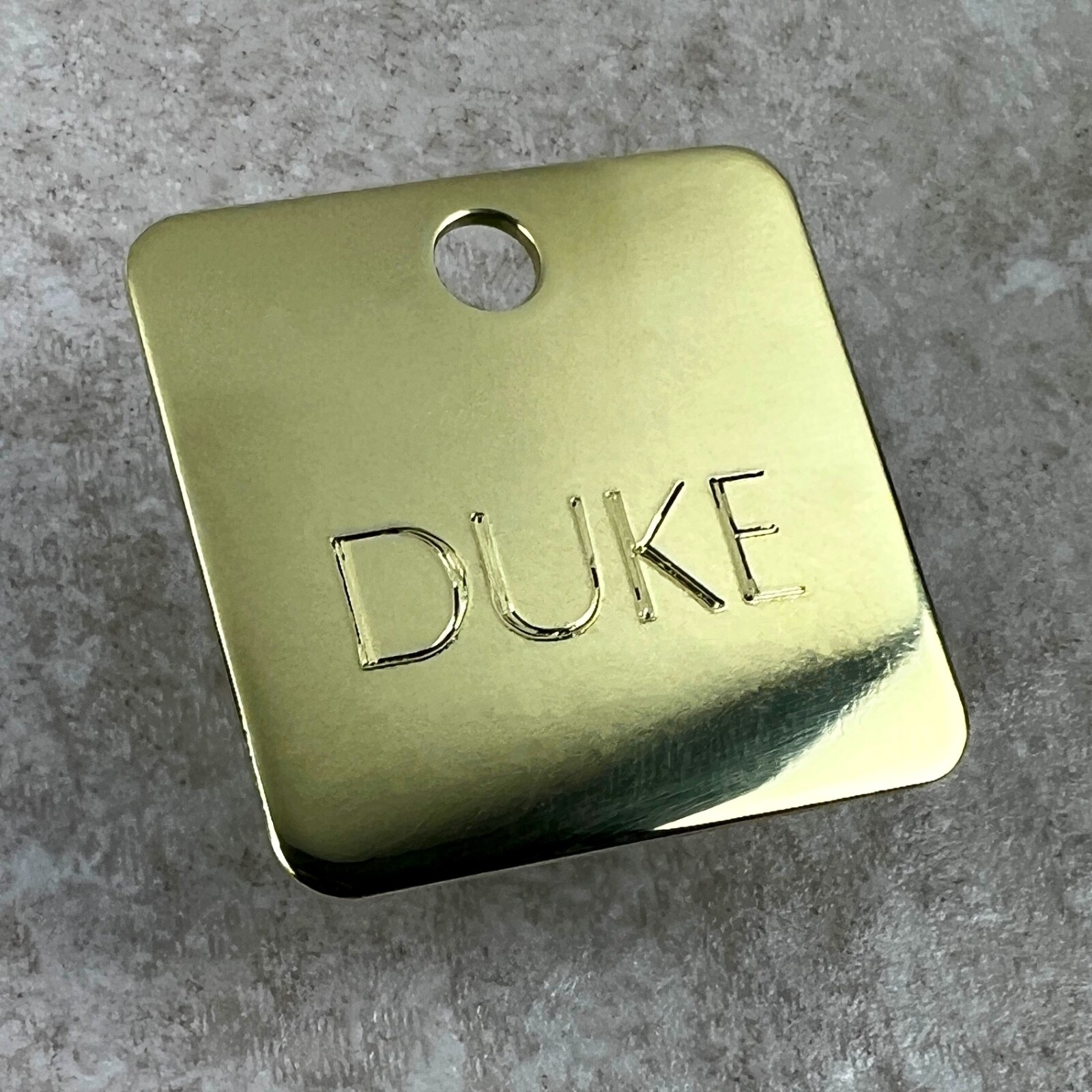 Custom Engraved Dog Tags Personalized Dog Collar Pet ID Tags SQUARE DANCE BRASS
