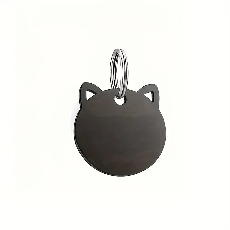 1pc Customizable Pet ID Tag, Zinc Alloy, Engraved Name & Phone Number, Durable D