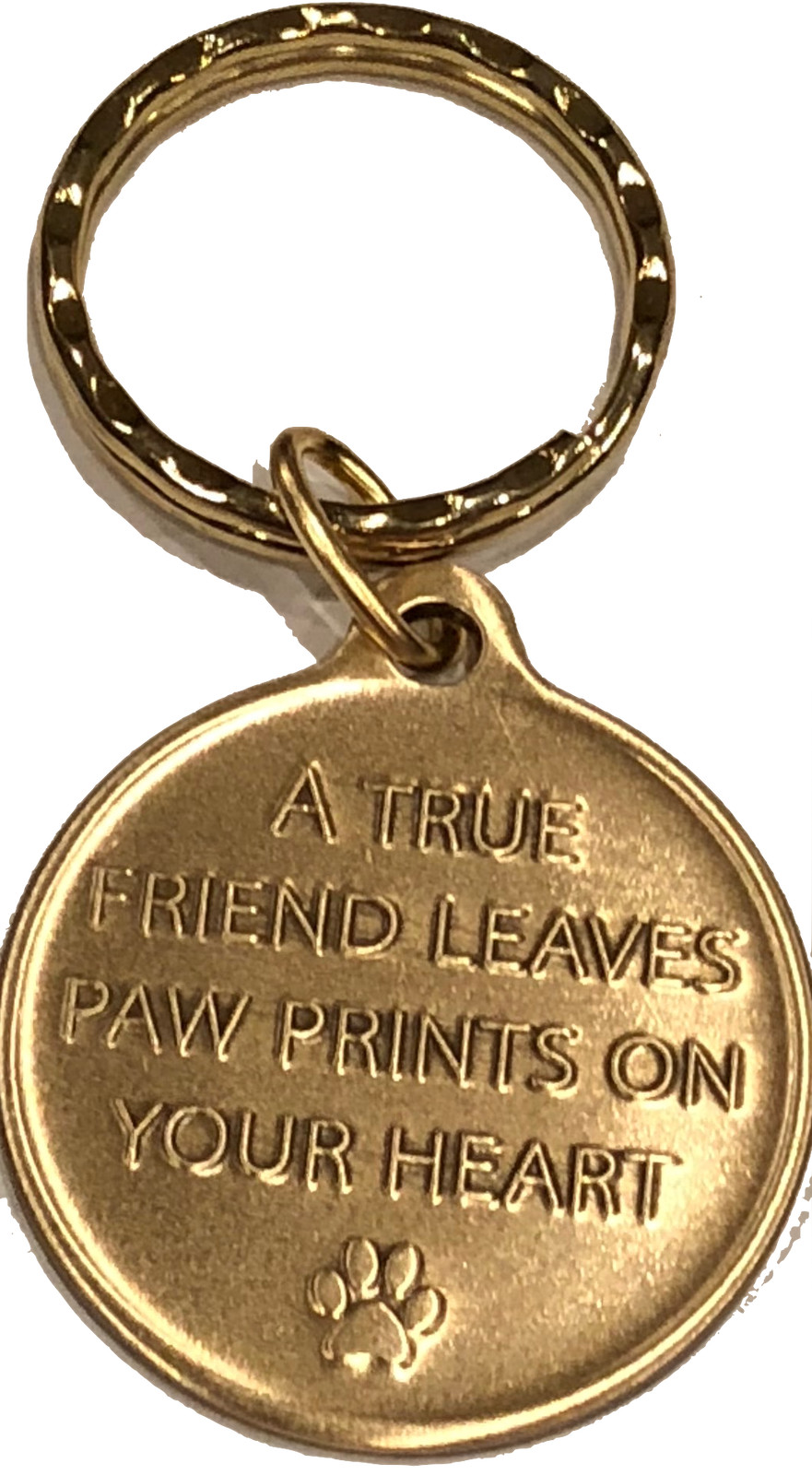 Crazy Dog Lady – A True Friend Dog Pet Keychain Bronze RecoveryChip Design