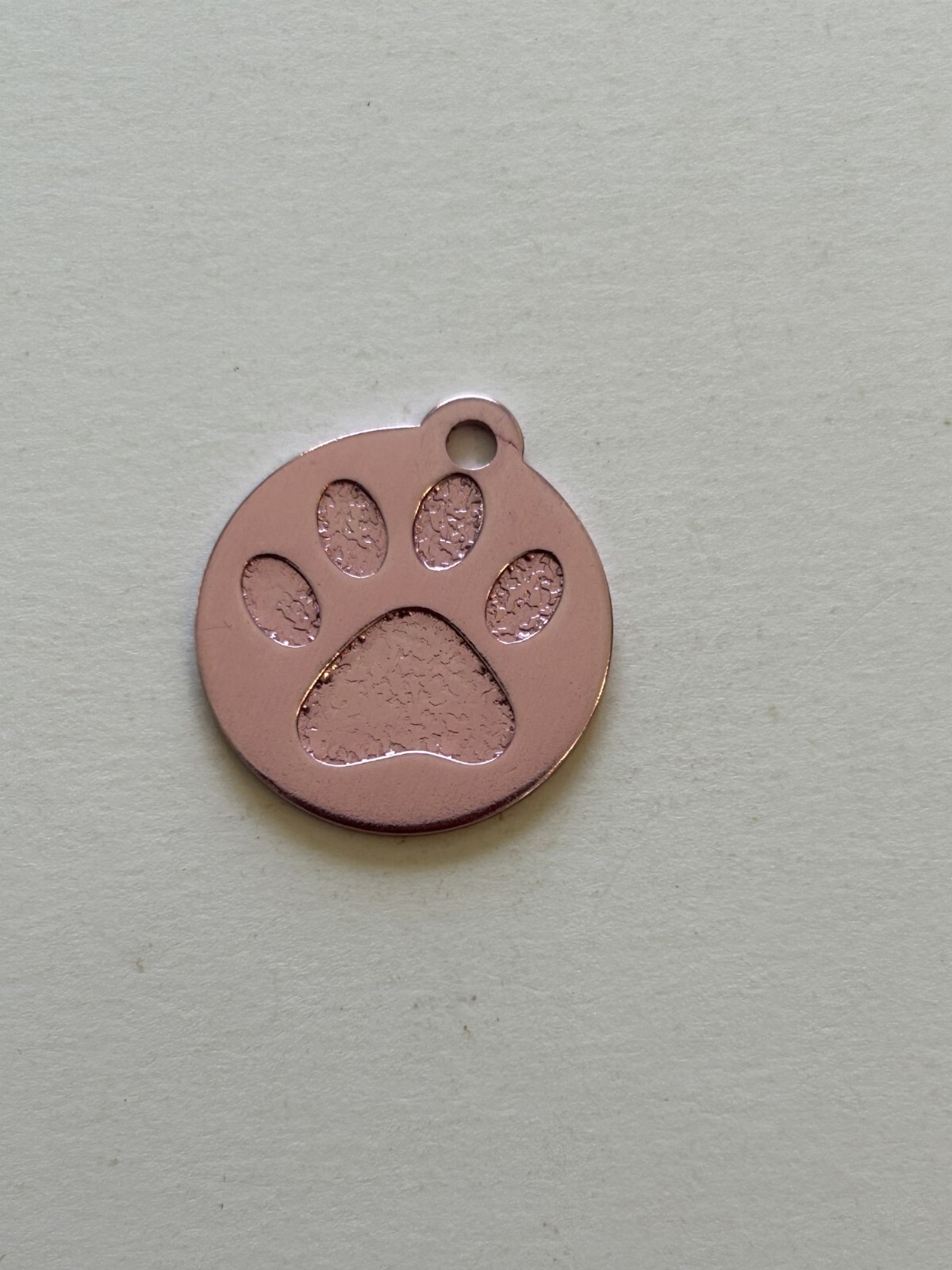 Custom Engraved Personalized Paw Print Pet ID Tag-2 Sizes-10 Color Choices