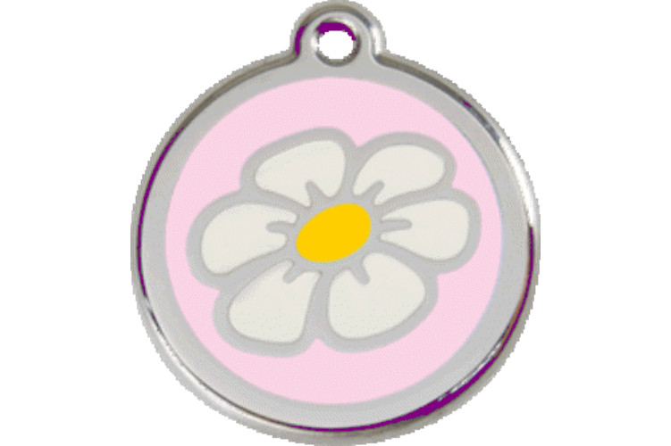 Red Dingo Dog Cat ID Pet Tag Engraved Free Shipping Life Guar Made USA Daisy