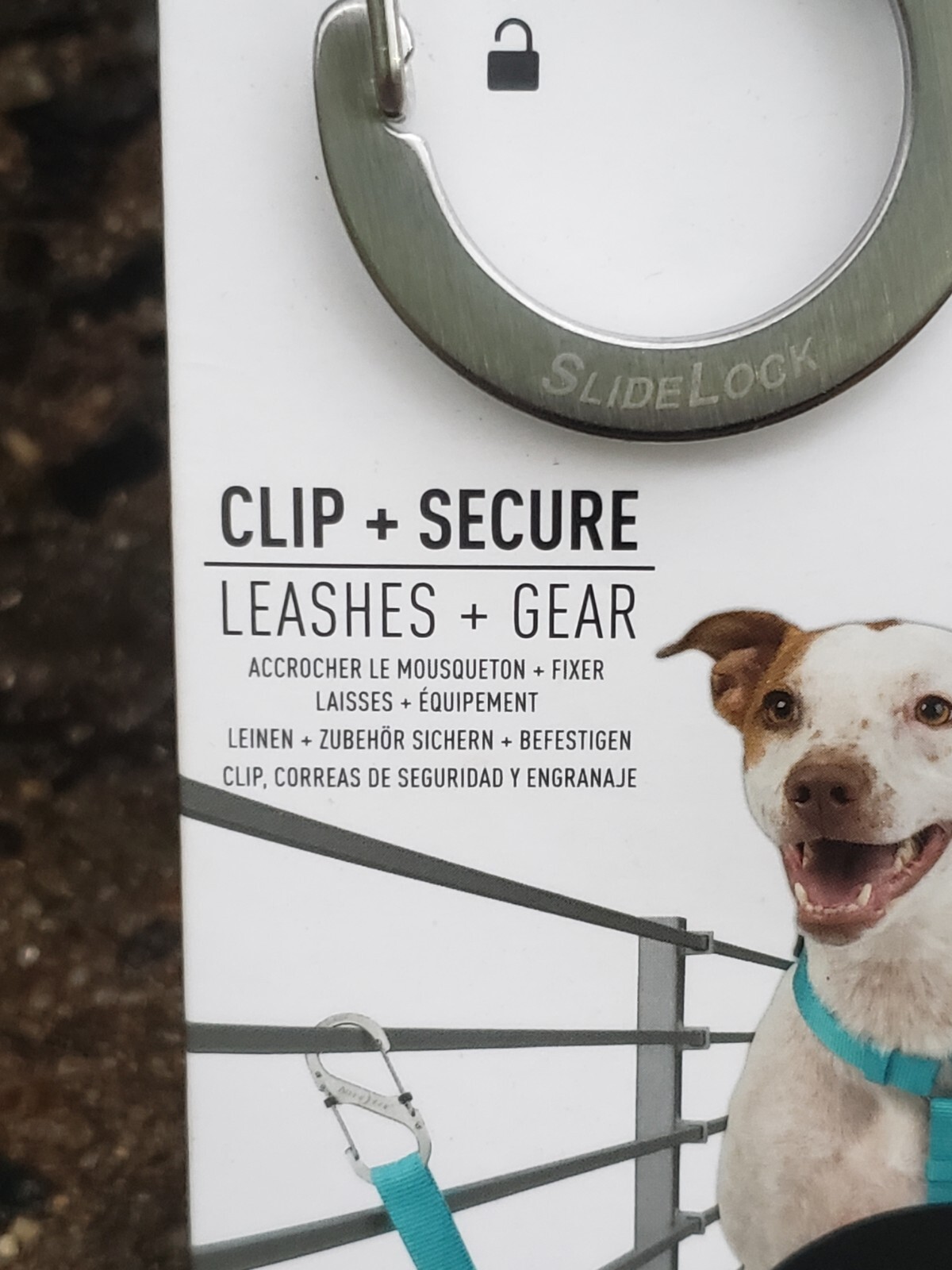 NEW Nite Ize SlideLock Pet S-Biner Animal Dog Strong 3.5″ Secure Your Pet