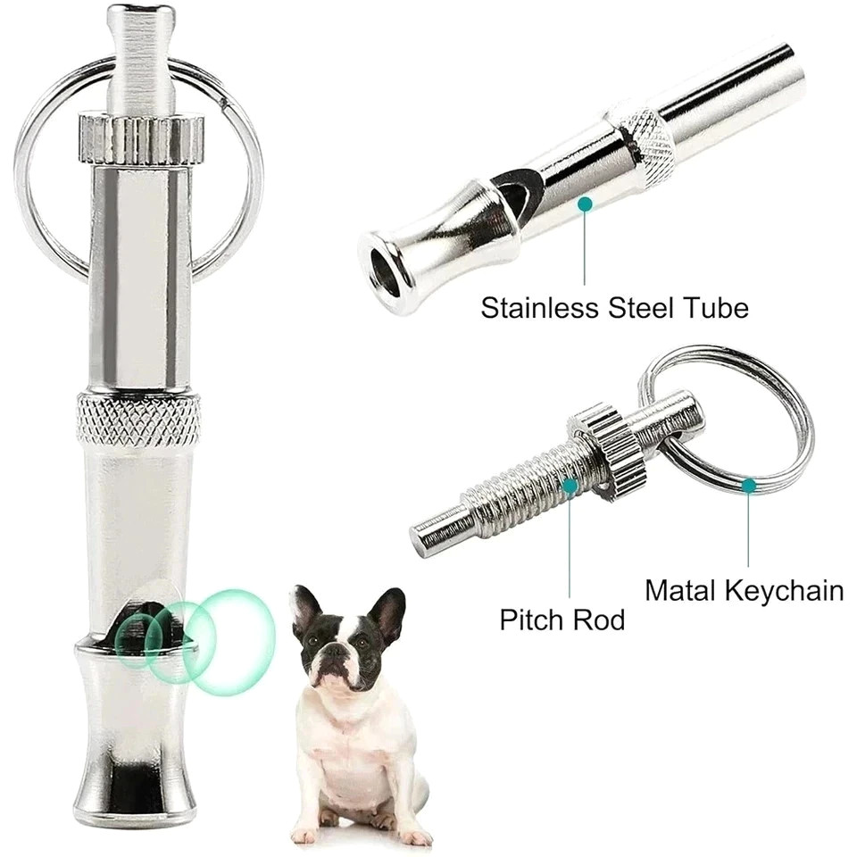 Dog Training Whistle Ultrasonic Adjustable High Pitch Recall