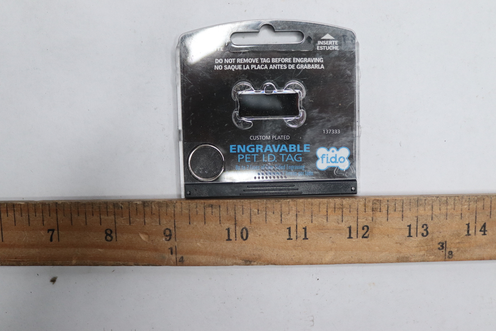 Fido Engravable Pet I.D. Tag Silver 137333