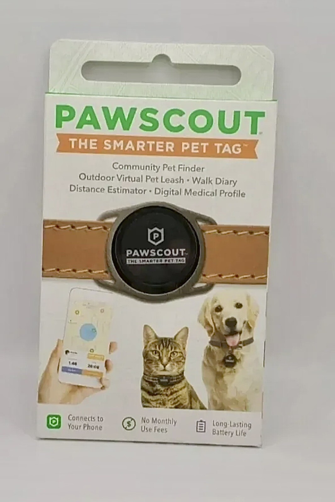 Pawscout The Smarter Pet Tag Community Pet Finder Connects To Your Phone NEW