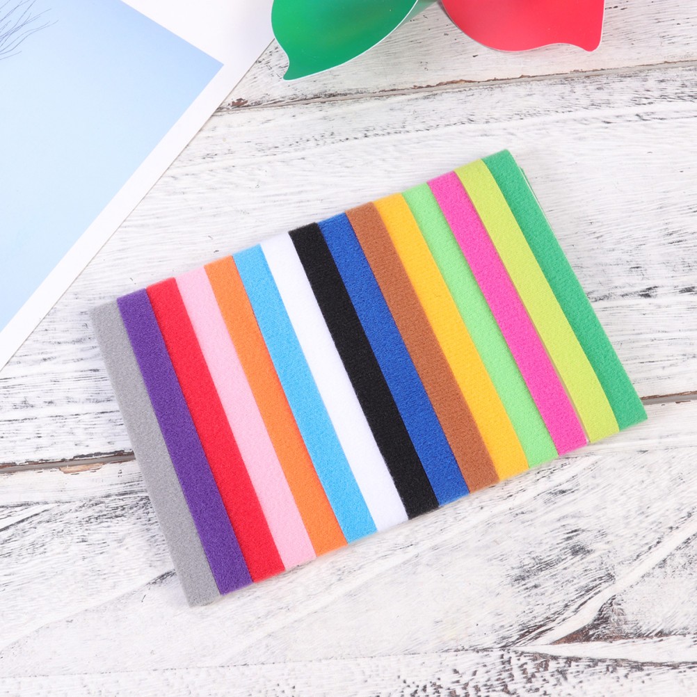 15Pcs Adhesive Solid Color Puppy Id Collars Durable Adjustable Pet Id Bands
