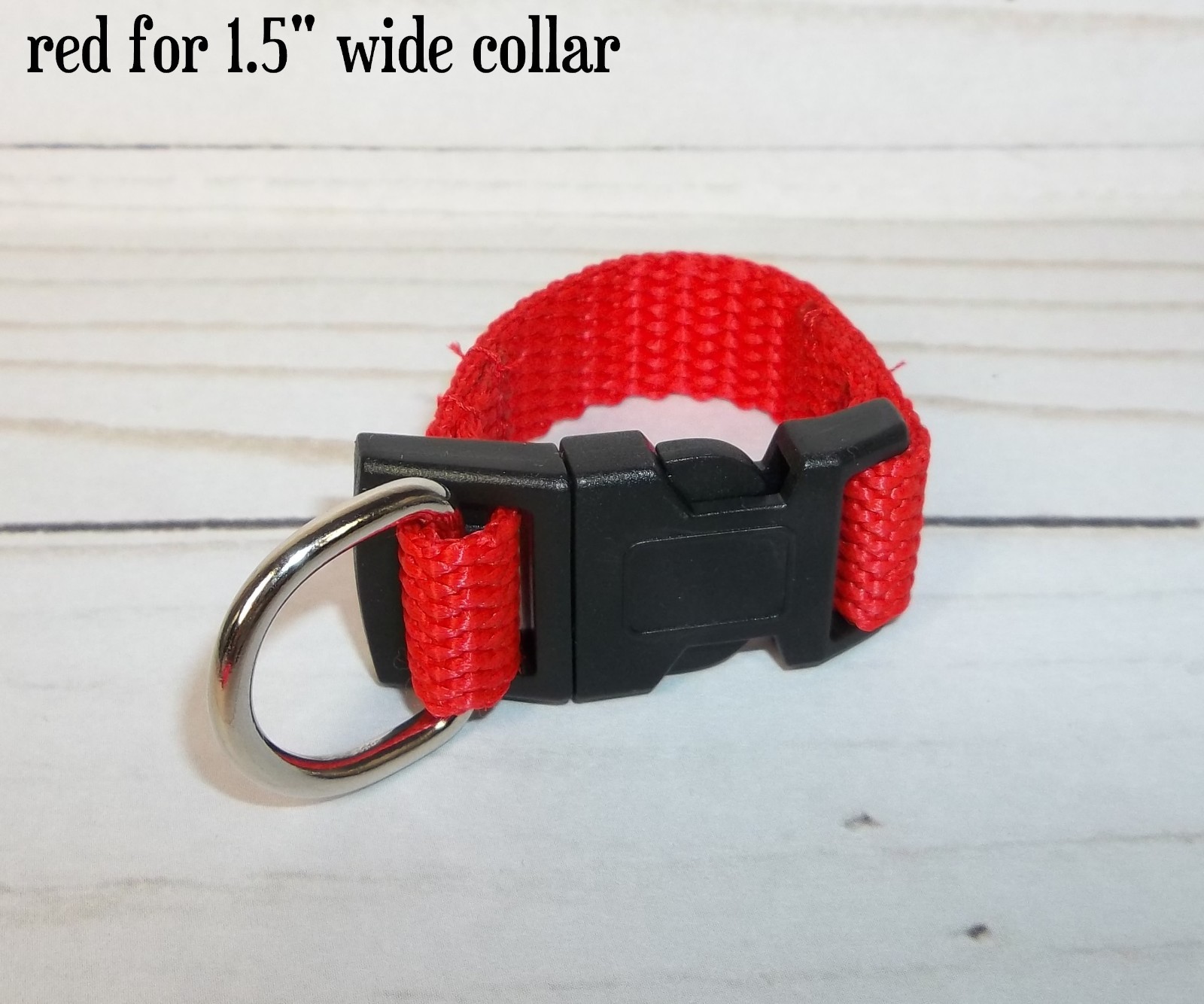 Dog Pet ID Tag Holder for 1″ or 1.5″ wide dog collar Add Remove Dog tags quckly