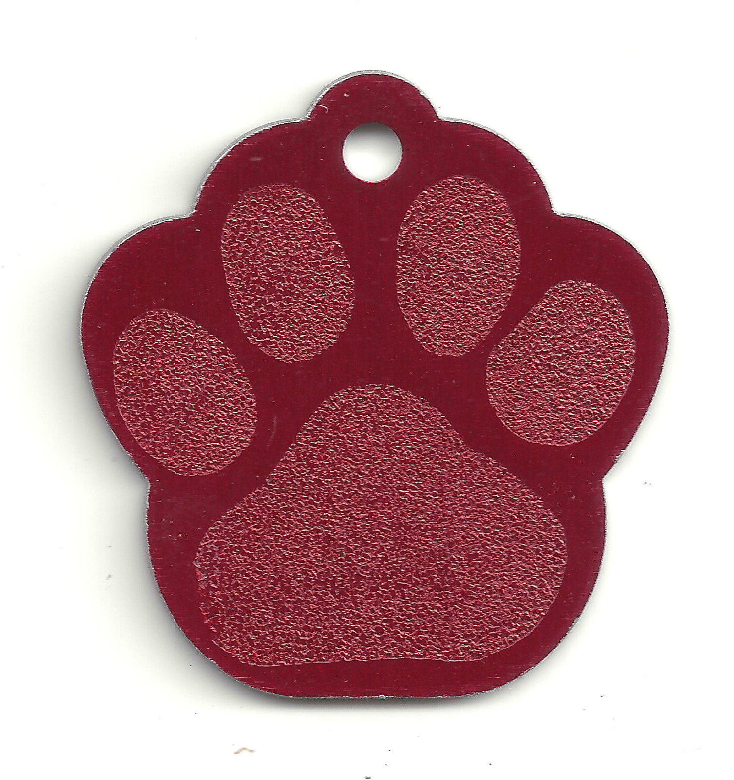 K-9 Dog Paw Animal Footprint Pet ID Name Tag Customized