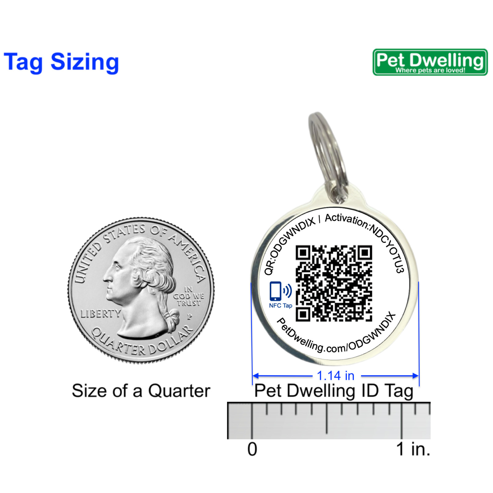 Pet Dwelling Smart NFC-QR ESA Tag: Instant Profile Access & Scan Location Alert