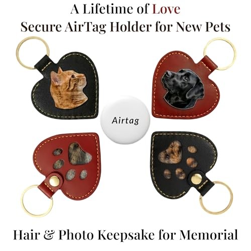 Pet Fur Keepsake Keychain – Dog Cat Hair Memory Charm