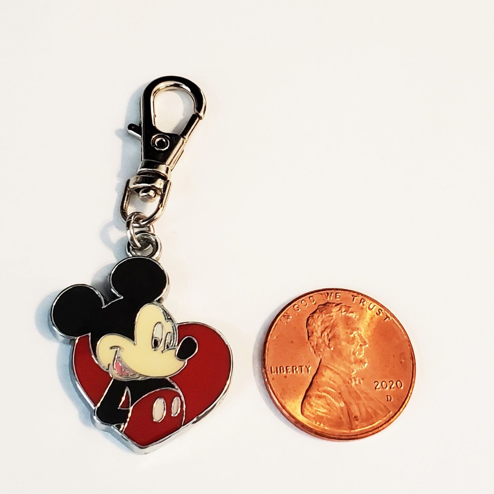MICKEY MOUSE CHARM DOG CAT COLLAR JEWELRY / ZIPPER PULL FOR PURSE BACKPACK ETC