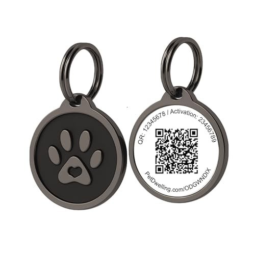 Smart QR Code Pet ID Tag – Personalized Dog & Cat Safety Tag, Instant Alerts, AI