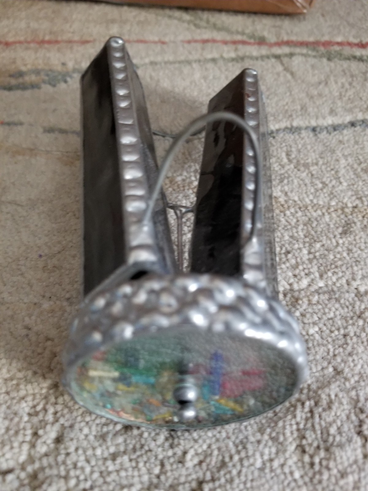 pewter and glass kaleidoscope with dual viewer and nosepiece