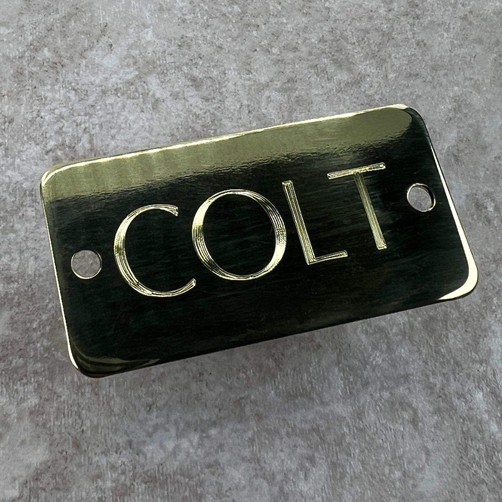 Custom Engraved Name Plat Personalized ID Tags NAME PLATE Engraved BRASS MEDIUM