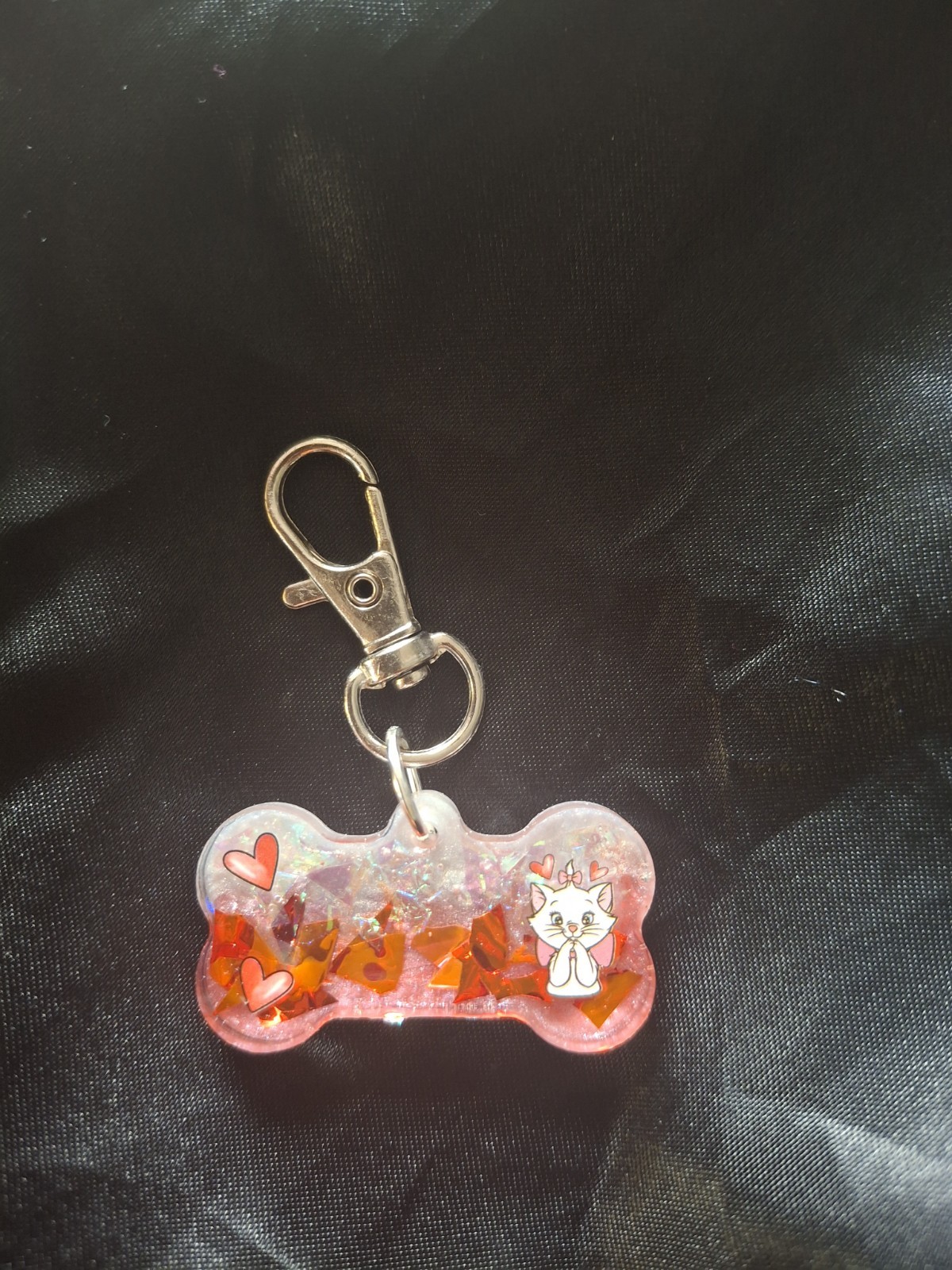 Resin Tag Dog La gata Marie