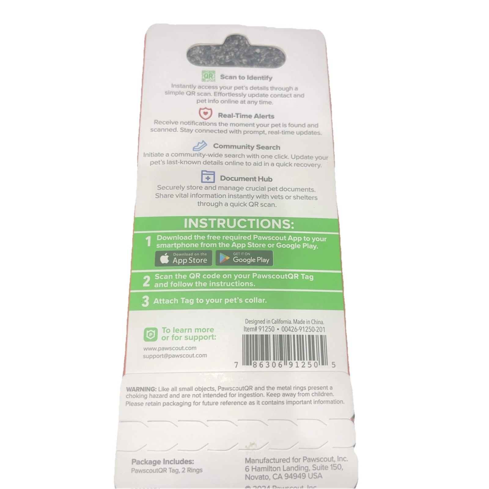 🐾 PAWSCOUT The Smart Pet Tag QR Finder For Dogs Cats Smartphone Pets Safety App