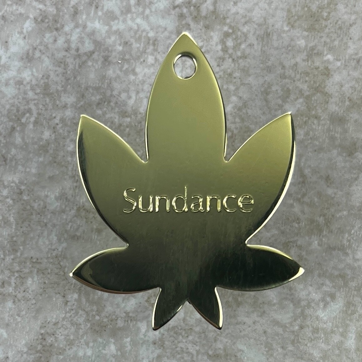 Custom Engraved Dog Tags Personalized Dog Collar BRASS Engraved MAPLE LEAF TAG