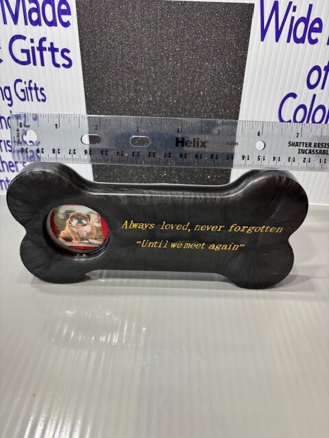 Personalized Acrylic Memorial Dog Bone – A Cherished Tribute to Your Beloved Pet