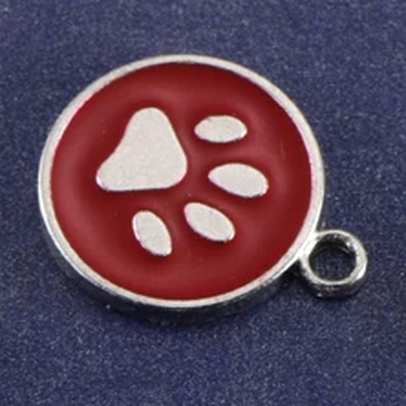 Pet Id Paw Tag for Dog, Puppy, Kitten, Cat Collar Accessories, Dog ID Tag, Free