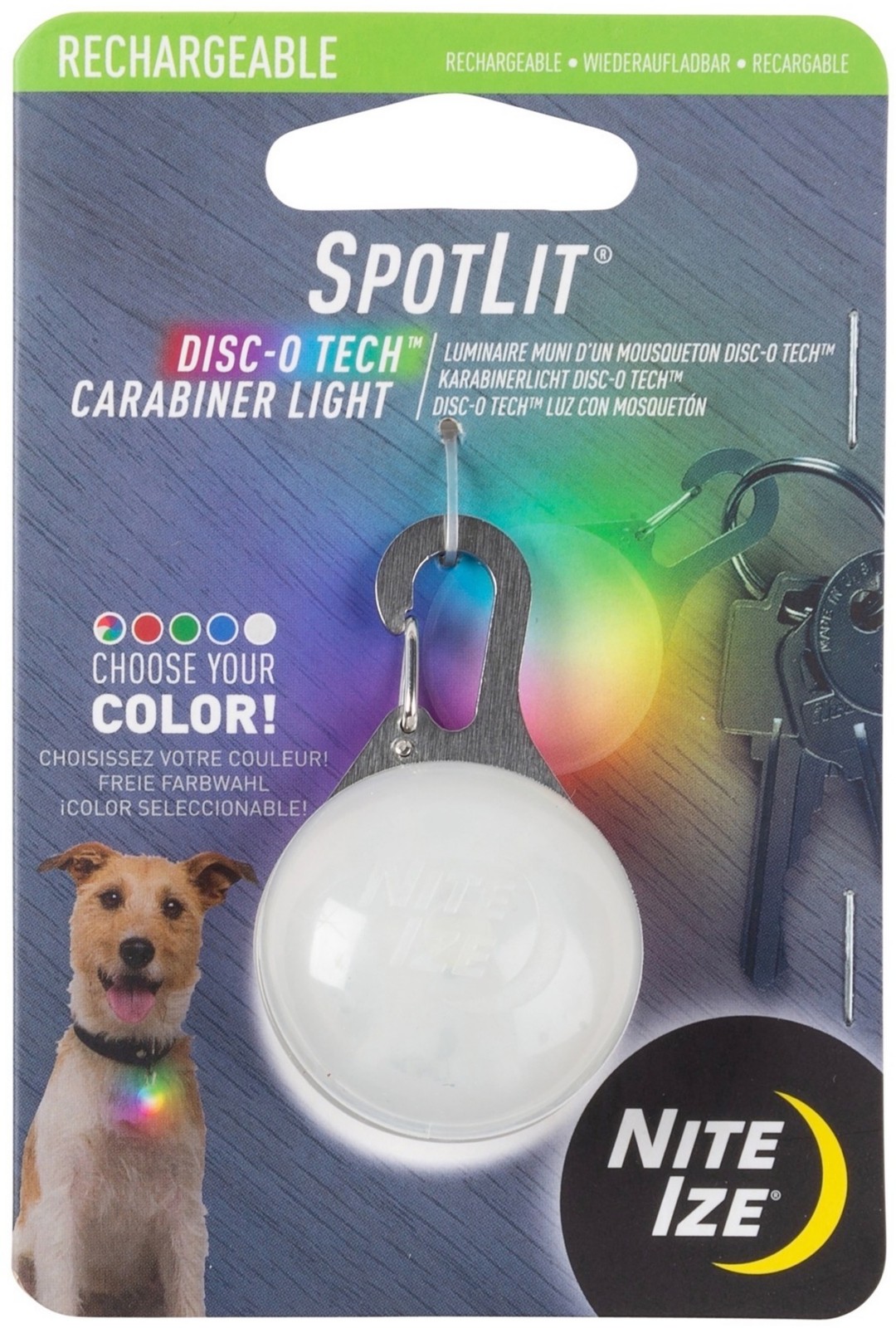 Nite Ize SpotLit Rechargeable Carabiner Light – Disc-O Tech