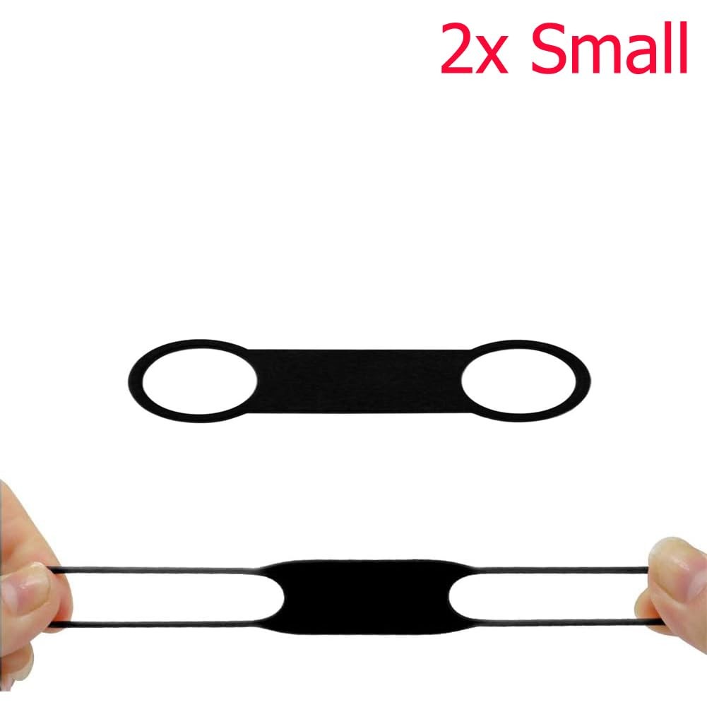 4 Pack Dog Tag Rubber Band Silicone Elastic Holder for Slide On Dog Tags Pers…