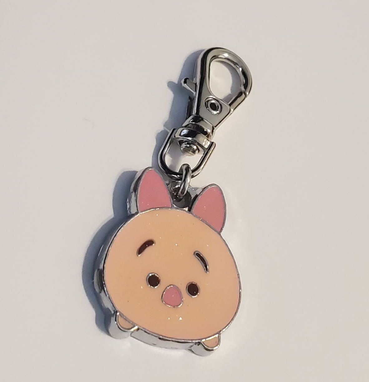 PIGLET PIG CHARM CARTOON TSUM ZIPPER PULL PURSE WALLET BACKPACK DOG CAT COLLAR