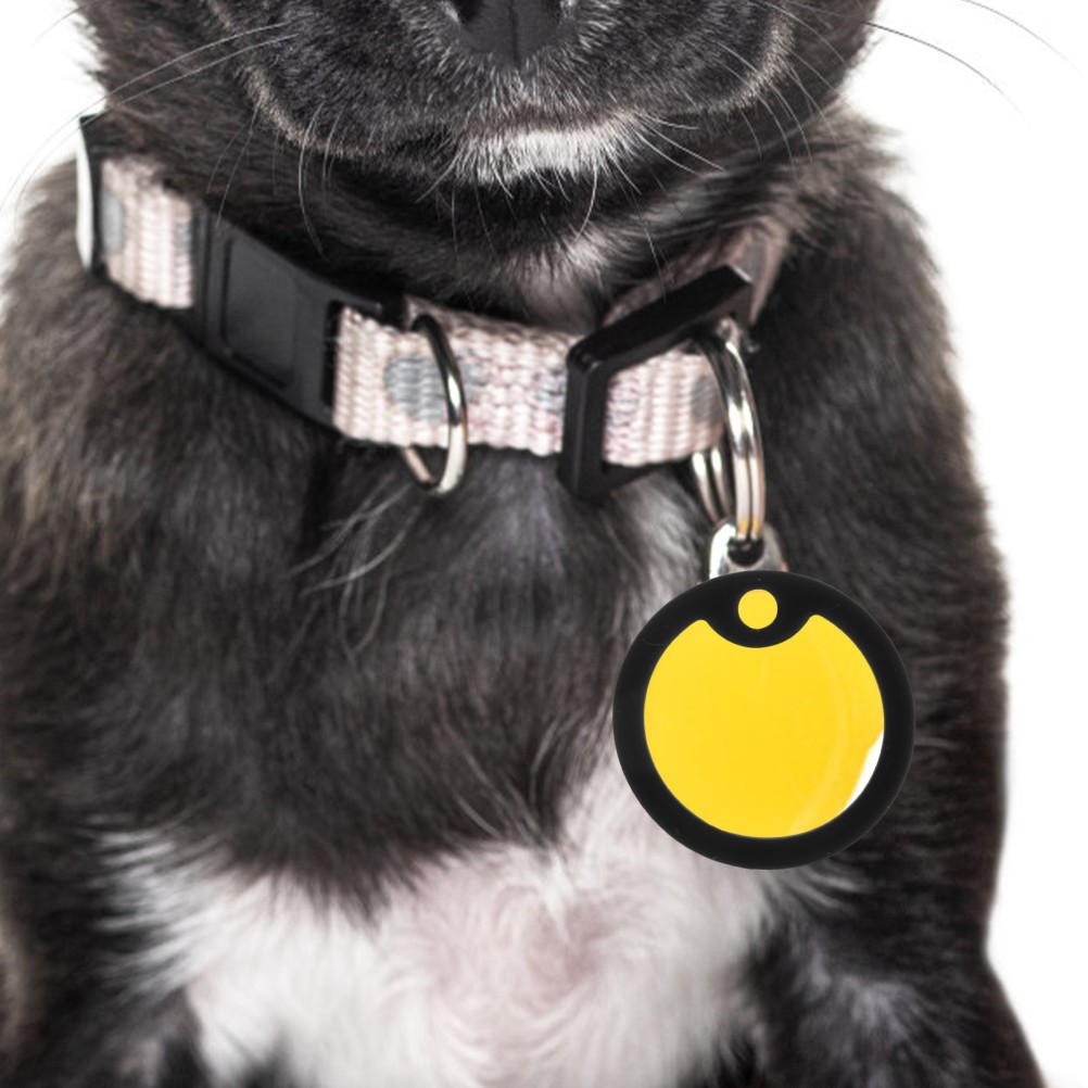 15Pcs Reusable Silicone Dog Tag Silencers Black for Pets with Noise Reduction